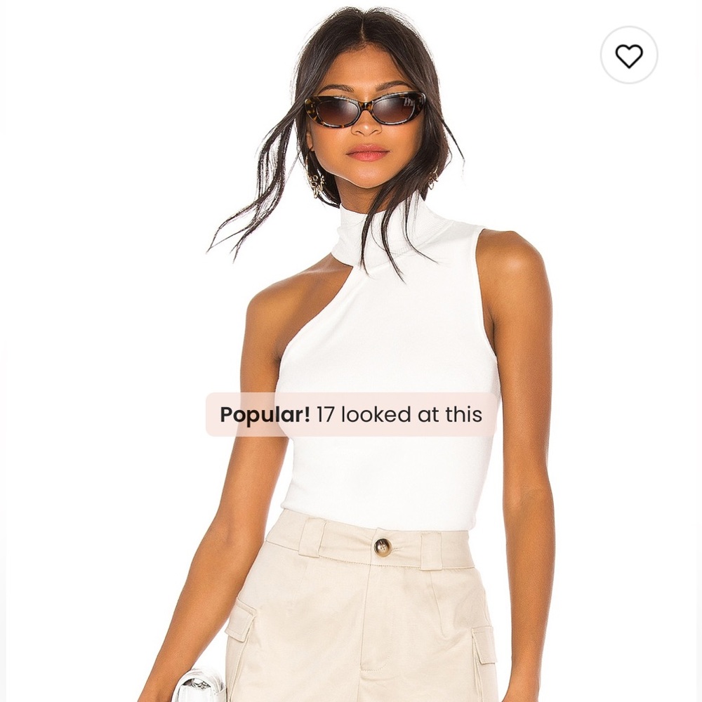 White knit top